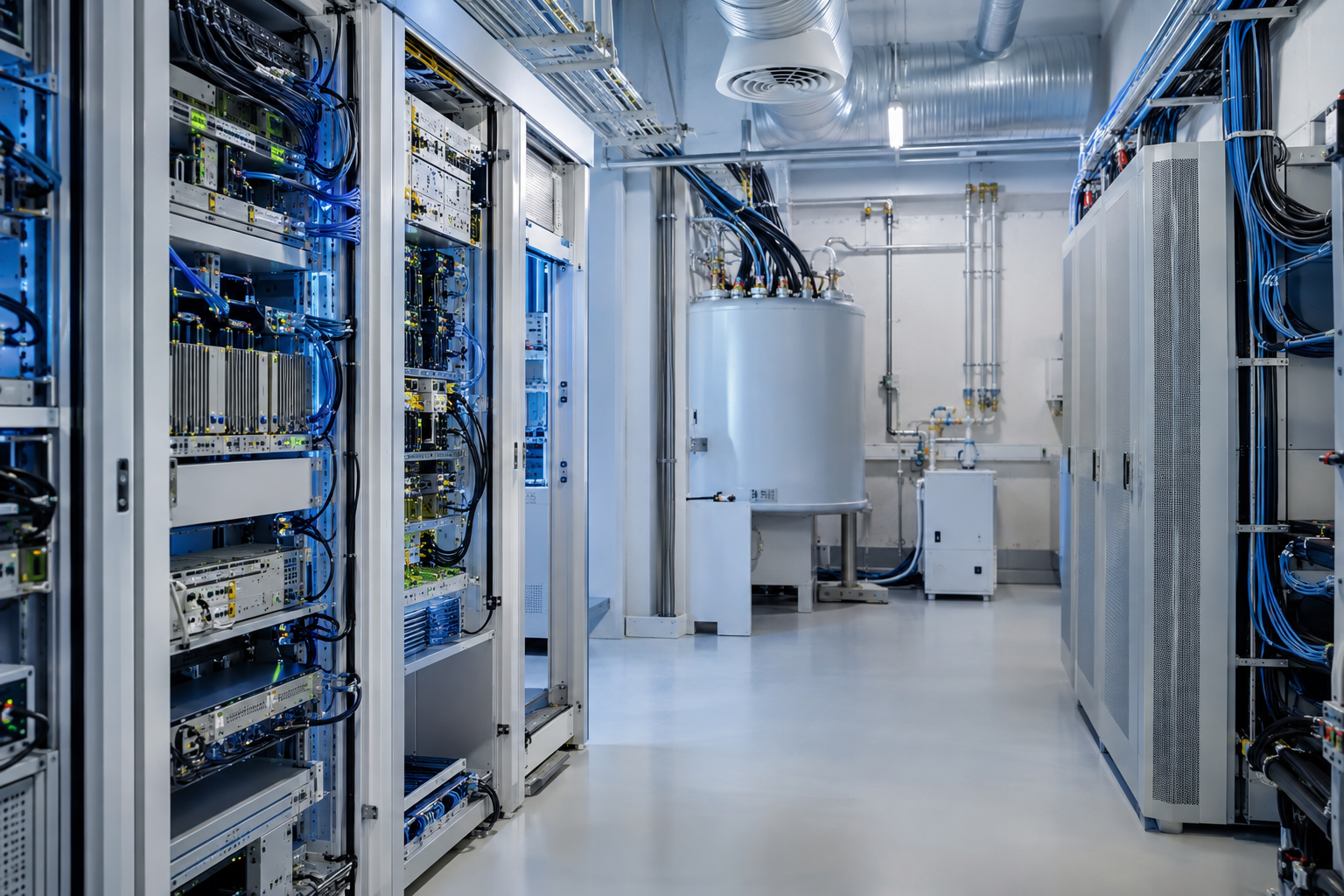 Sala técnica refrigerada essencial para o sucesso da manutenção de ressonância magnética
